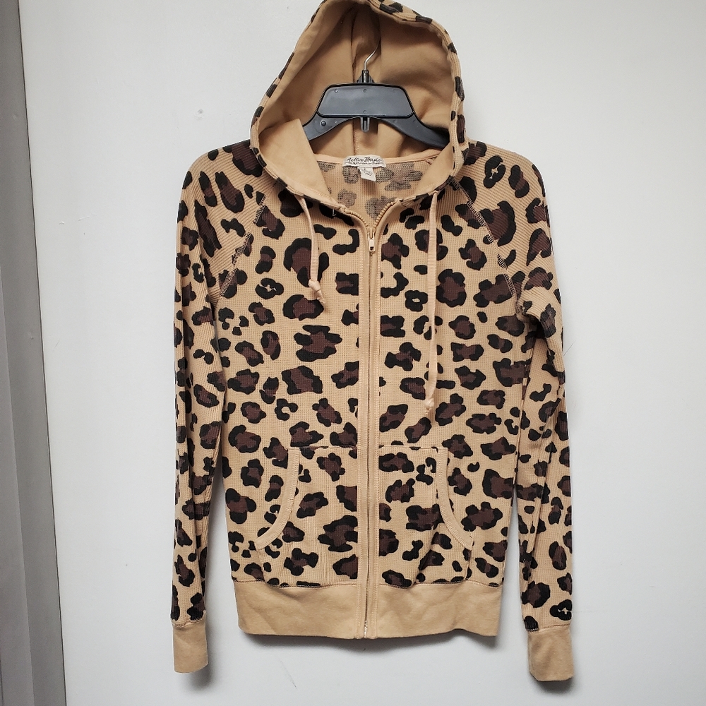 Animal Print Jacket with hood Active basic